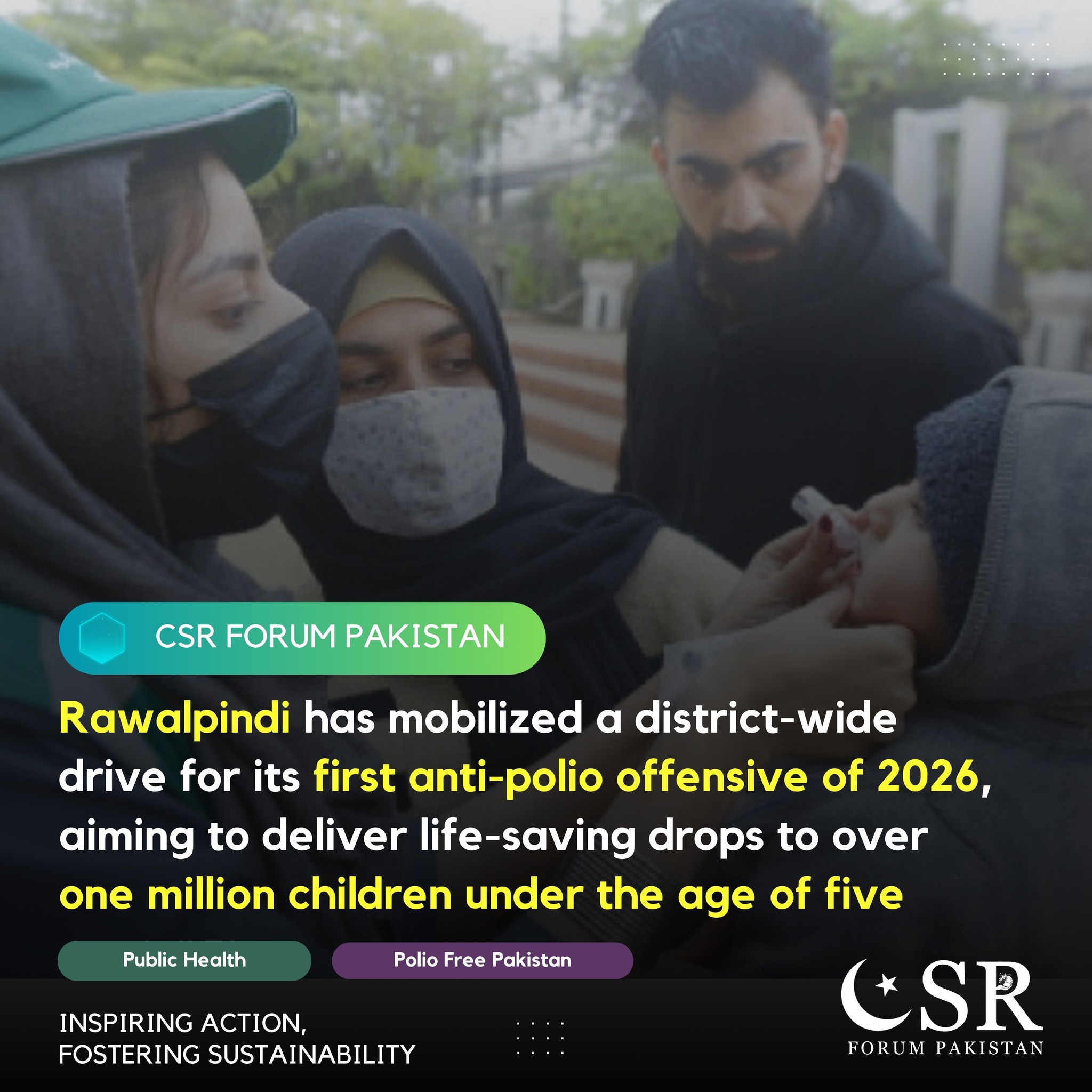CSR - 📢 Rawalpindi Polio Drive 2026 is LIVE! The first anti-polio drive ...