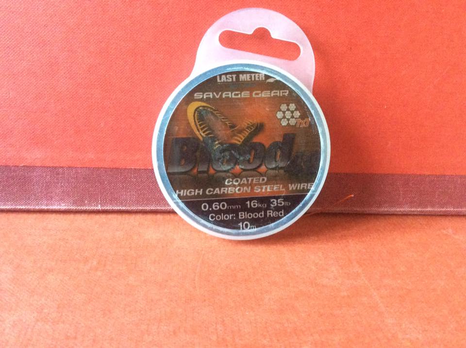 2x 40LB Titanium Fishing Trace Wire - 35cm Predator Rig For Pike & Saltwater