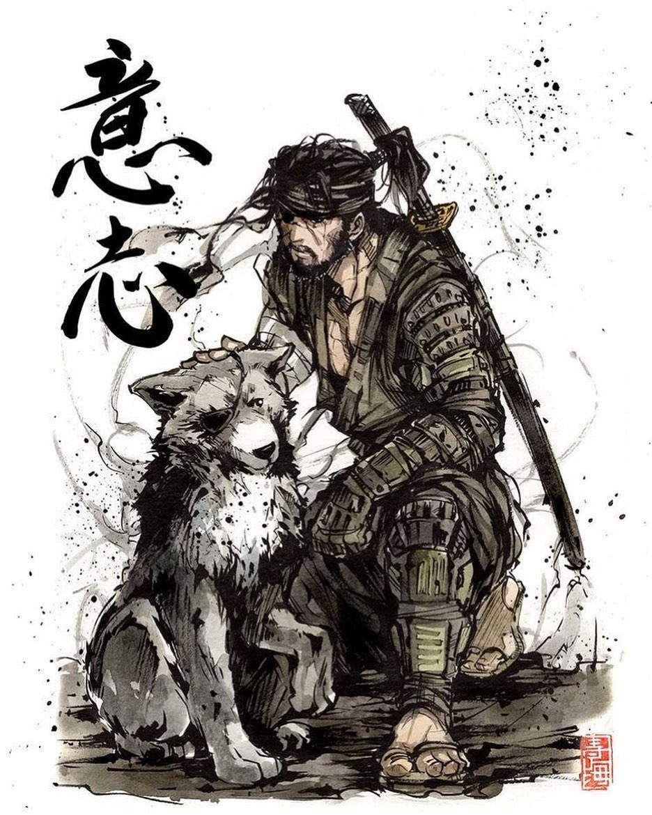 Samurai Culture - Samurai Warrior with his best friend ⛩⚔️ - - - # ...