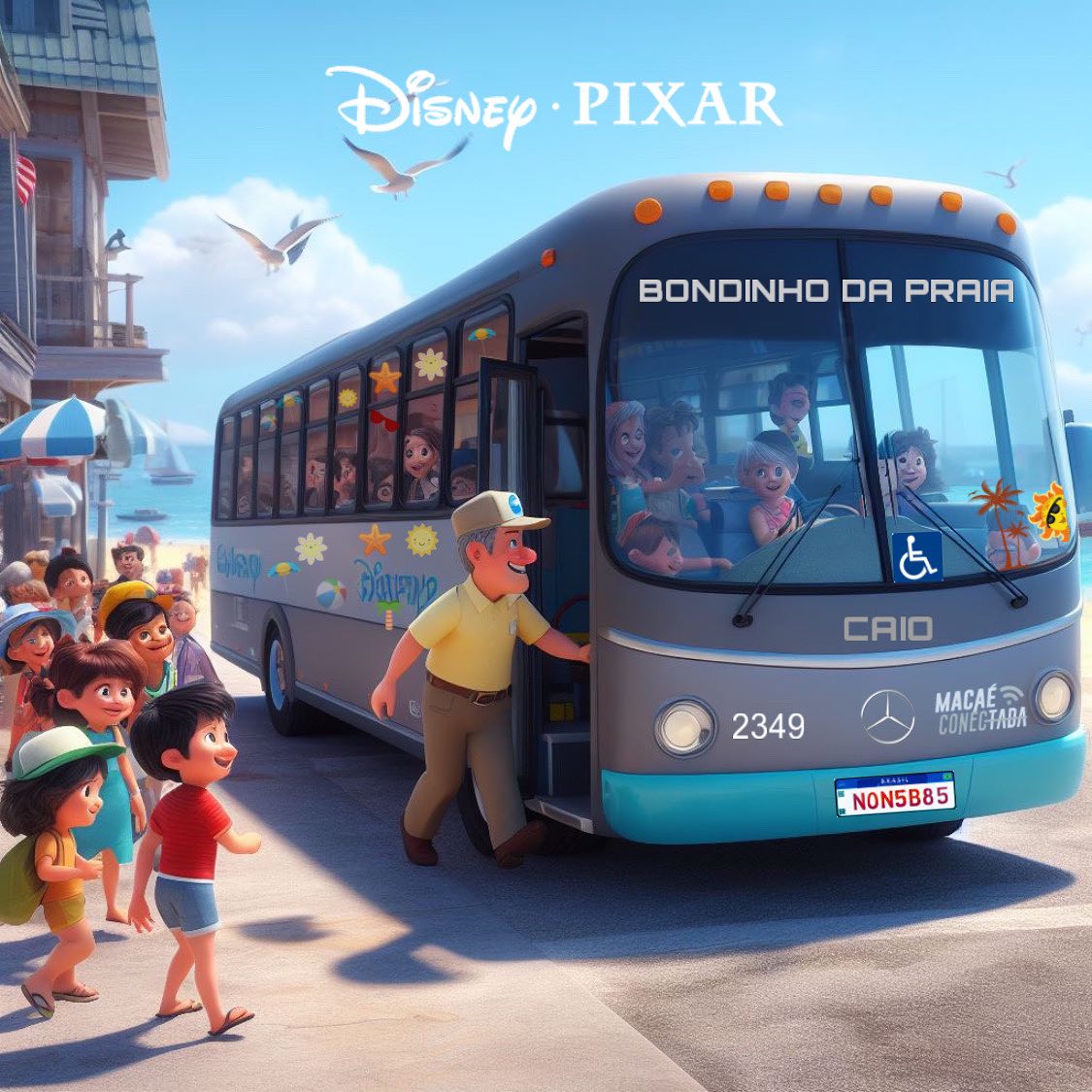 SIT Macaé - Se a SIT fosse uma criação da Disney Pixar 💫💙🚍...