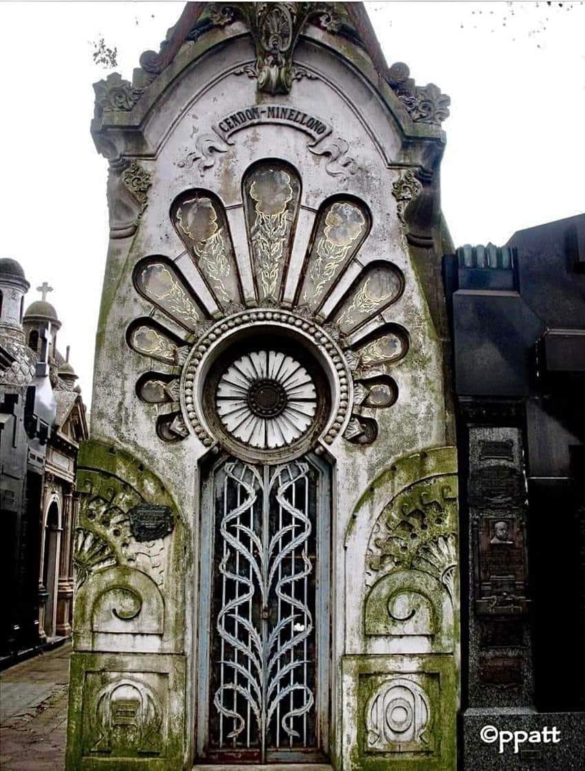 Art Nouveau mausoleum in Buenos Aires