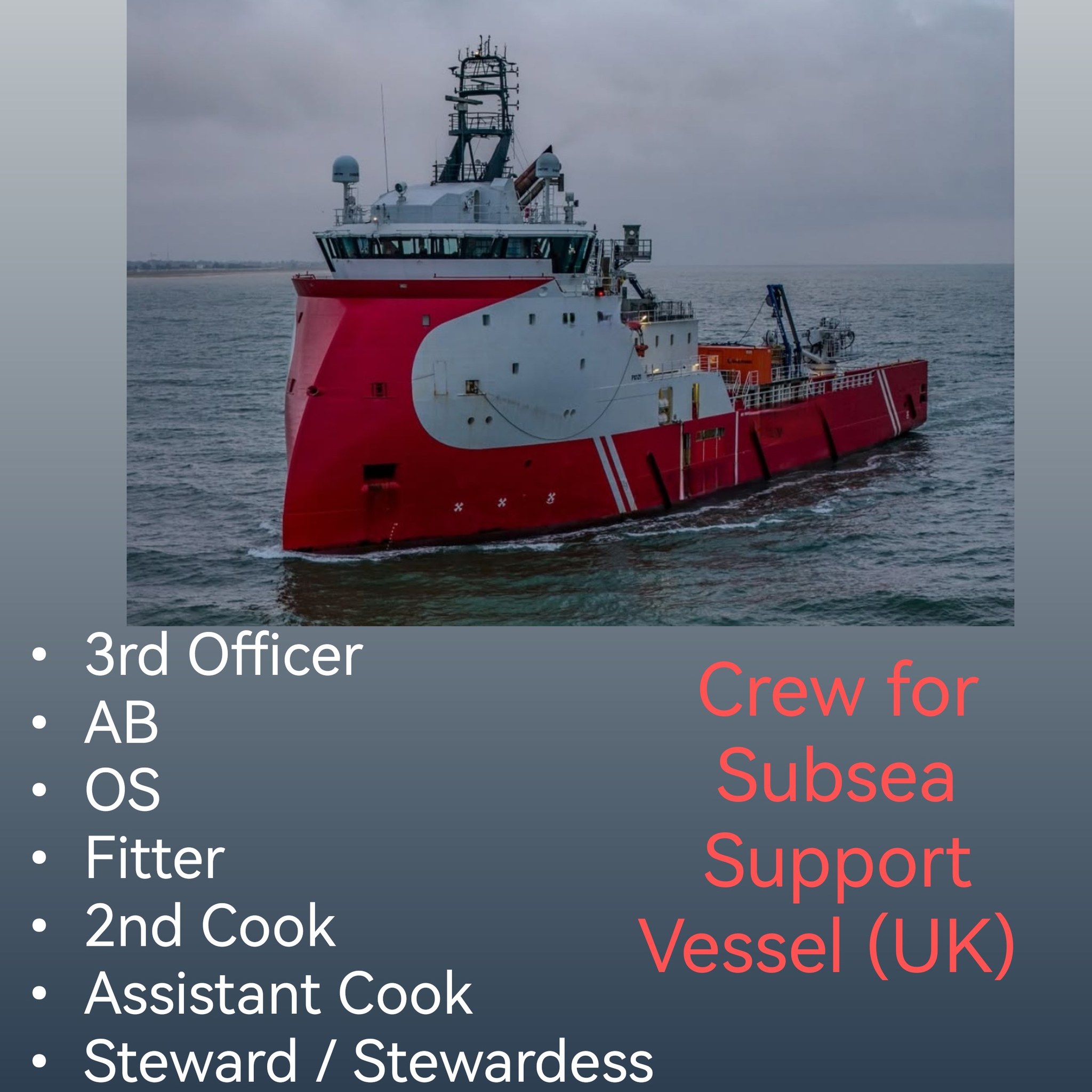 Offshore & Subsea Construction / Maritime Engineering | # **FULL CREW ...