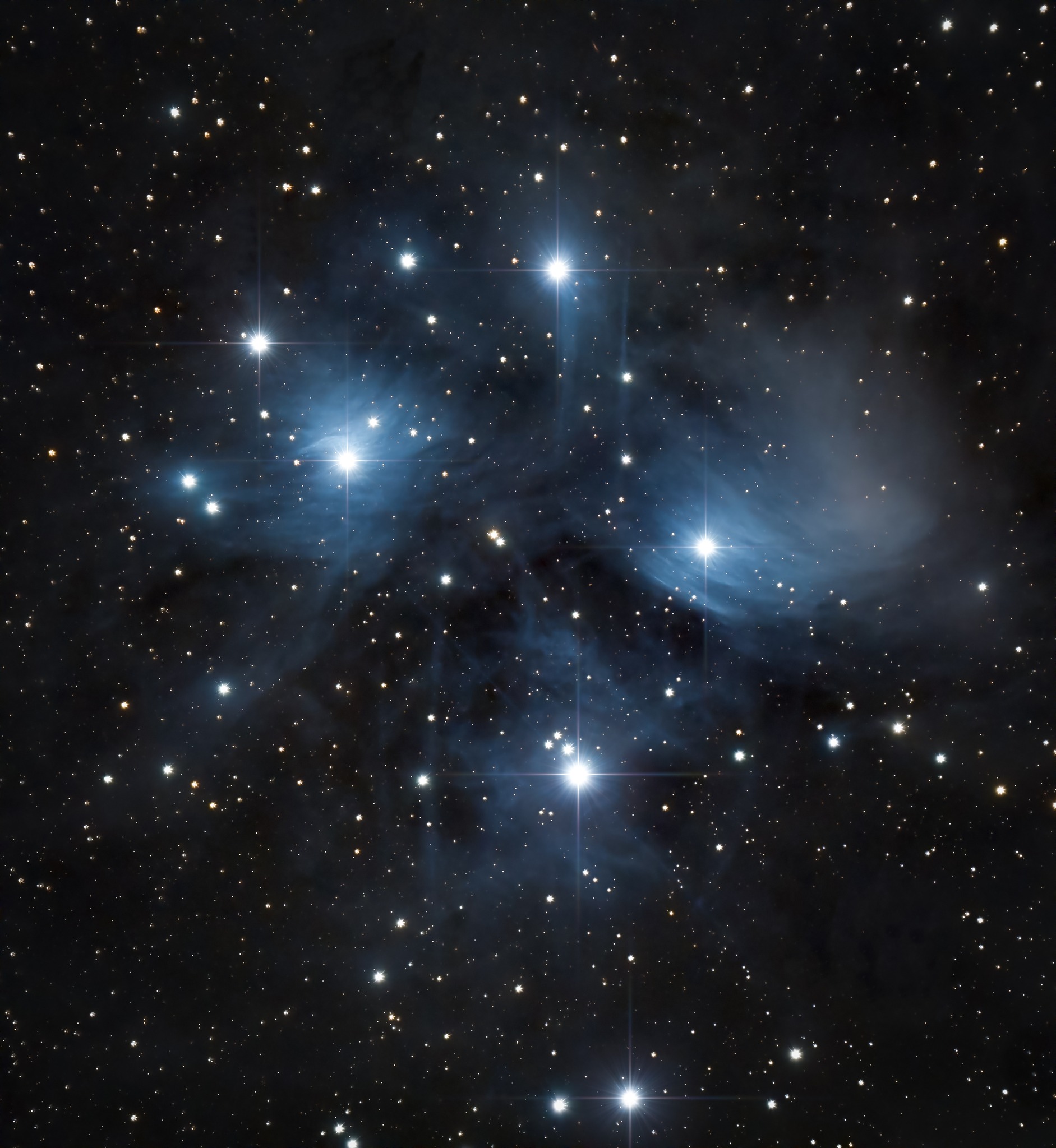 Pleiades star cluster captured with Z61 APO and ASI294 MC Pro