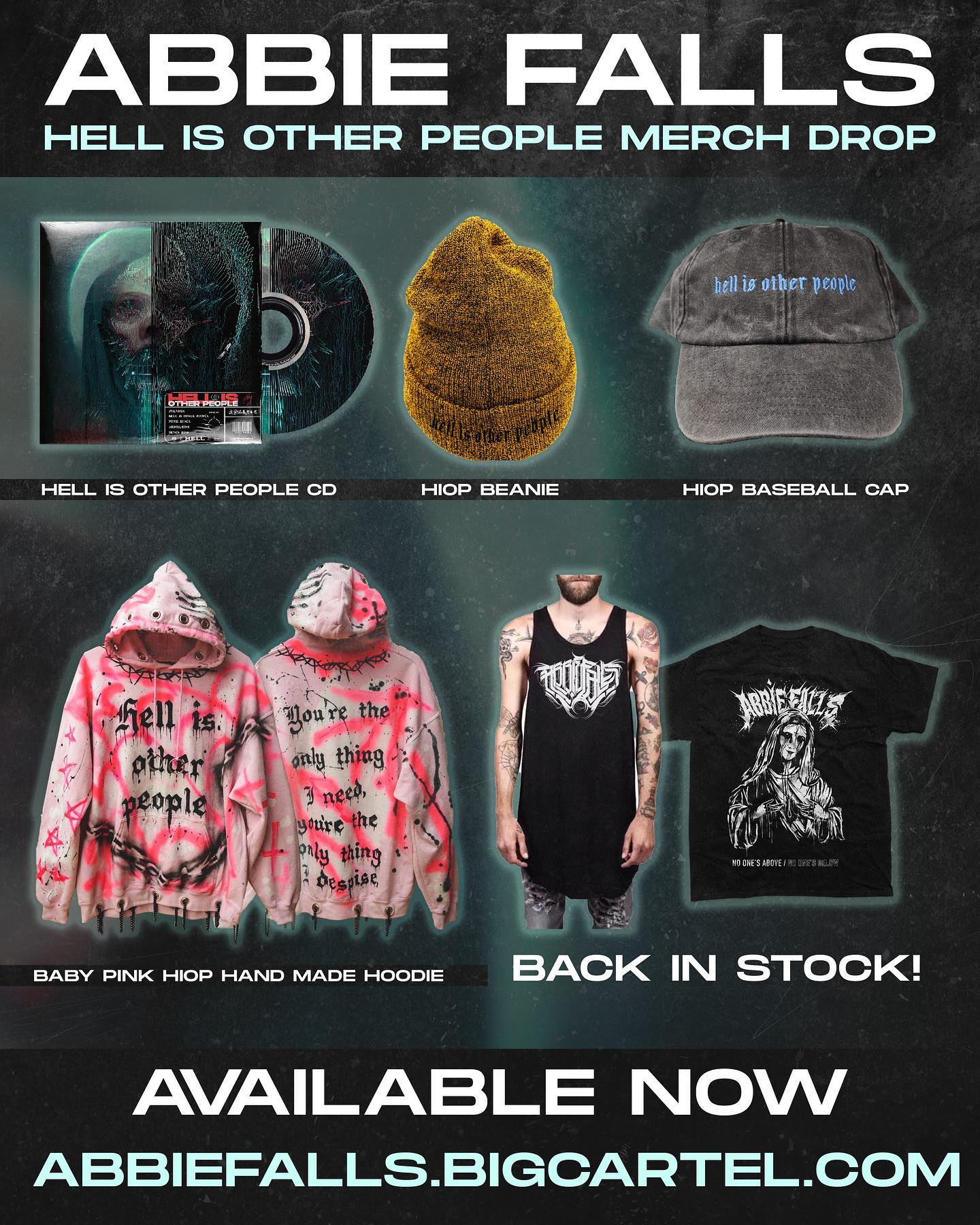 abbie falls直筆サイン入りCD Abbie Falls new EP merch and signed CD drop