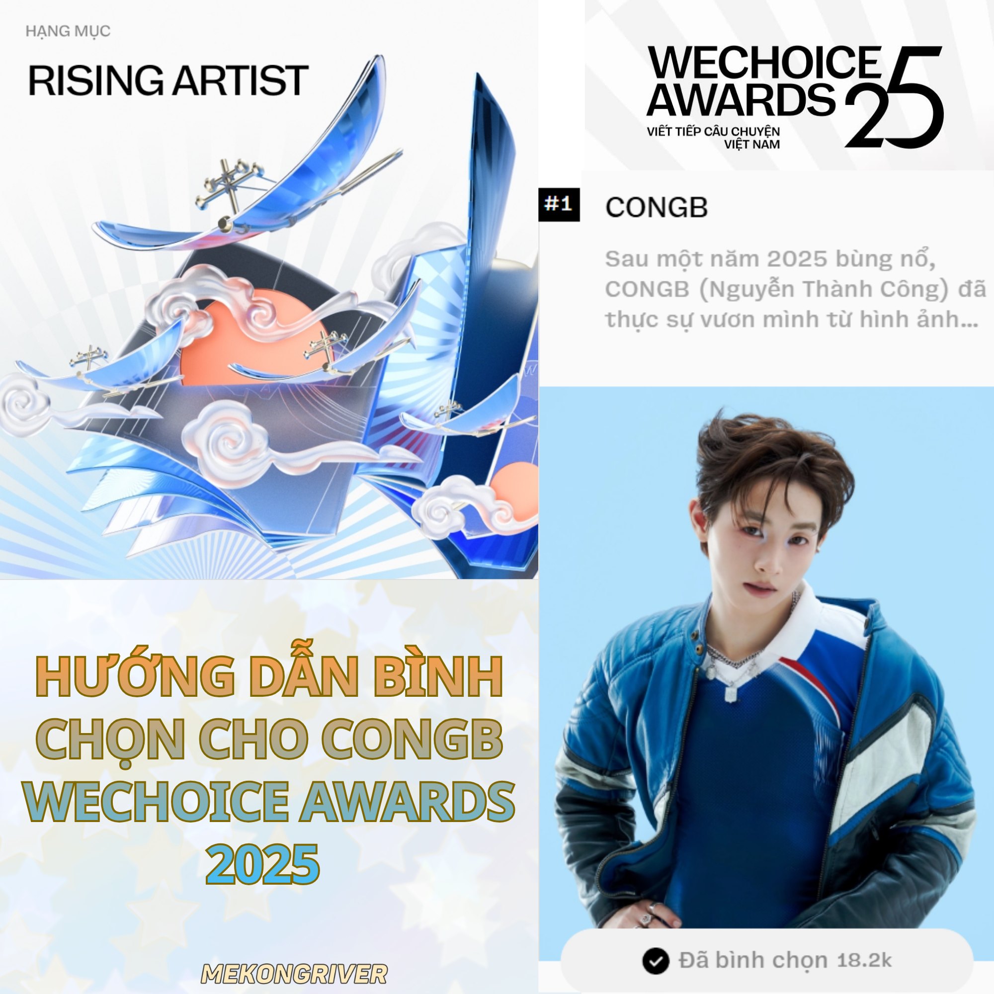 Mekongriver - 🌟 HƯỚNG DẪN BÌNH CHỌN CHO NGHỆ SĨ CONGB TẠI HẠNG MỤC ...