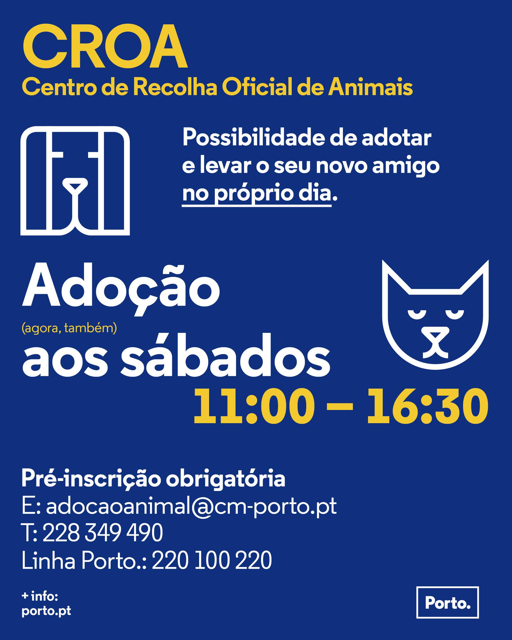 Projeto - 𝗖𝗲𝗻𝘁𝗿𝗼 𝗱𝗲 𝗥𝗲𝗰𝗼𝗹𝗵𝗮 𝗢𝗳𝗶𝗰𝗶𝗮𝗹 𝗱𝗲 𝗔𝗻𝗶𝗺𝗮𝗶𝘀 𝗮𝗯𝗲𝗿𝘁𝗼 𝗮𝗼𝘀 𝘀𝗮́𝗯𝗮𝗱𝗼𝘀 𝗽𝗮𝗿𝗮 ...