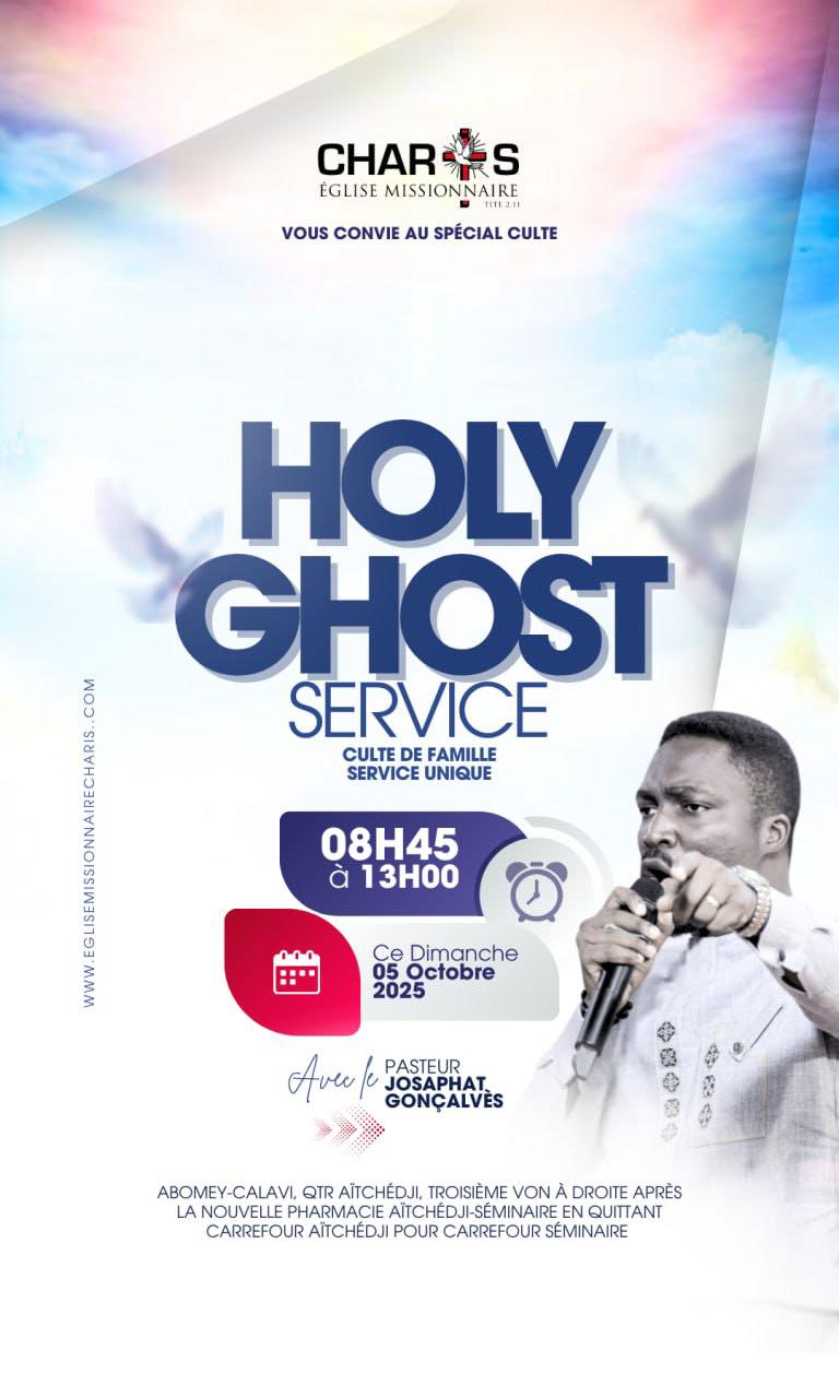 Eglise - HOLY GHOST SERVICE SPÉCIAL CULTE DU SAINT-ESPRIT CULTE DE ...
