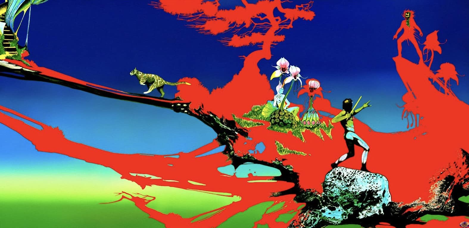 Uriah Heep's Magician's Birthday album cover by Roger Dean