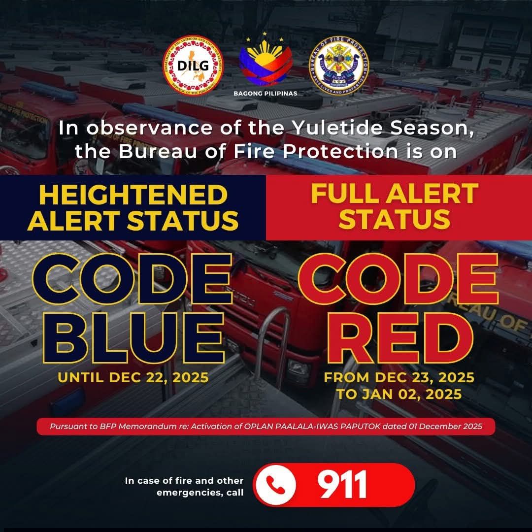 Bohol - BFP placed under Code Red starting December 23 The Bureau of ...