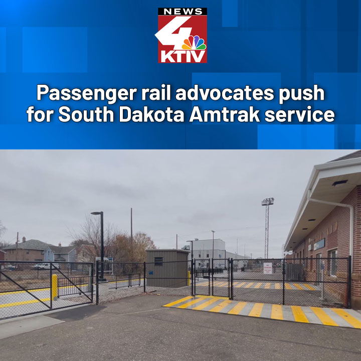 KTIV - Passenger rail advocates pushing for South Dakota, one of the ...