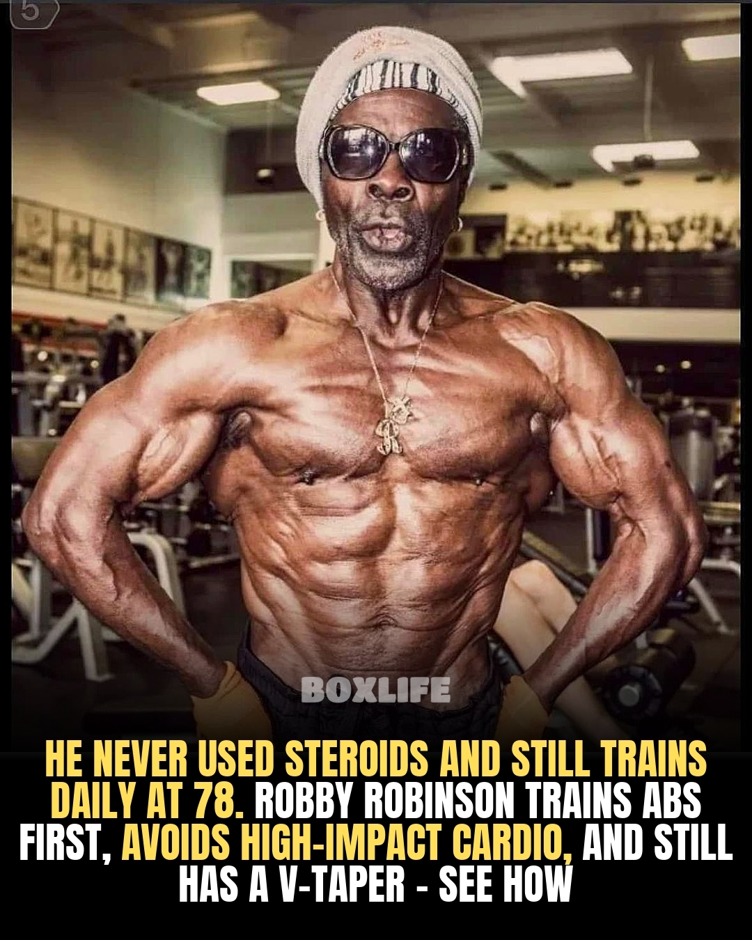 Robby Robinson: He is looking super fit at the age of 76