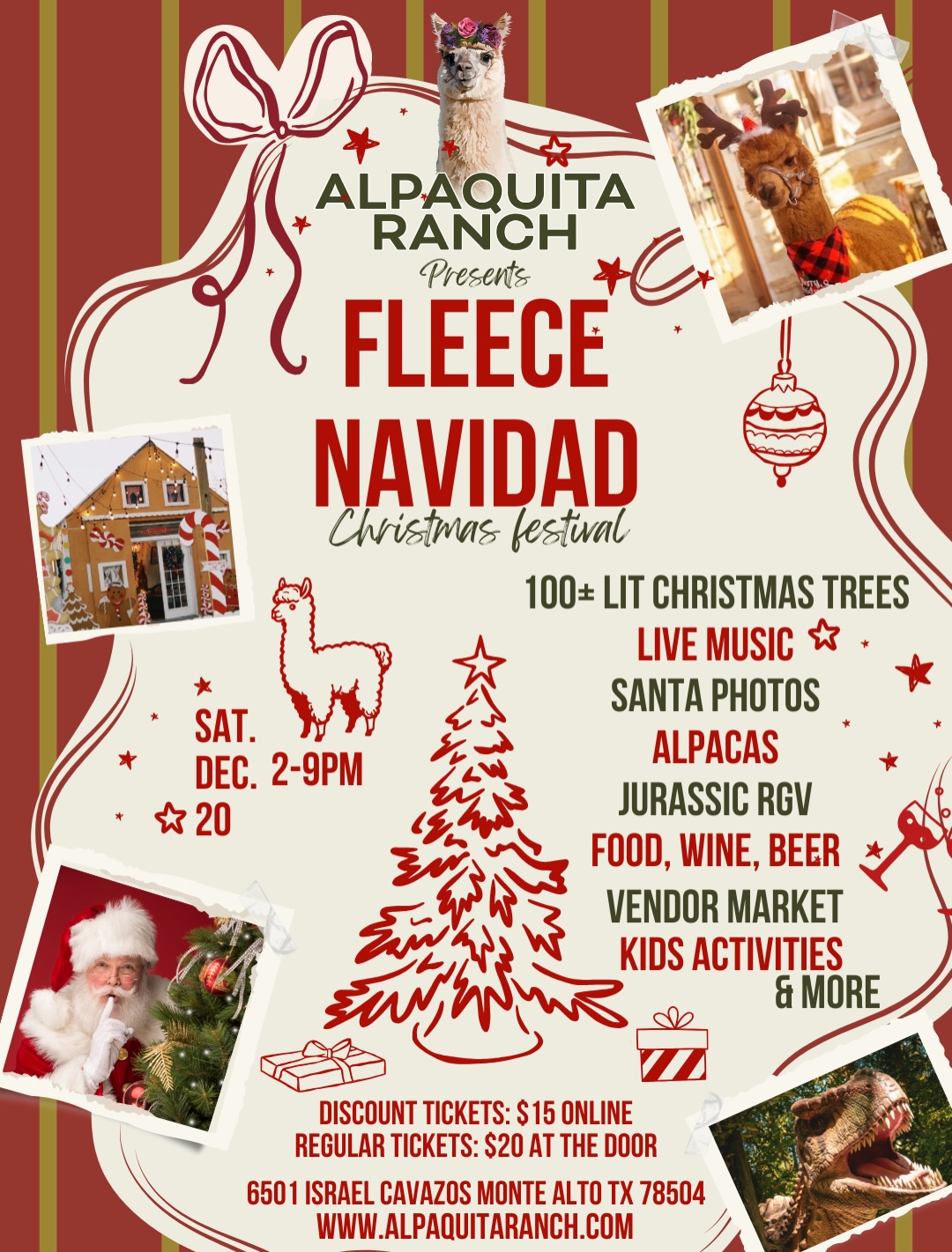 Alpaquita ranch - 🎄 FLEECE NAVIDAD IS THIS SATURDAY! 🎄... | Facebook