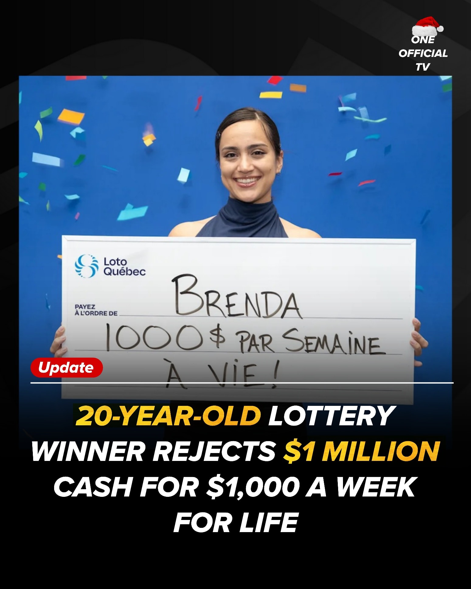 IDid LUV U MILLIONS Lottery Special card