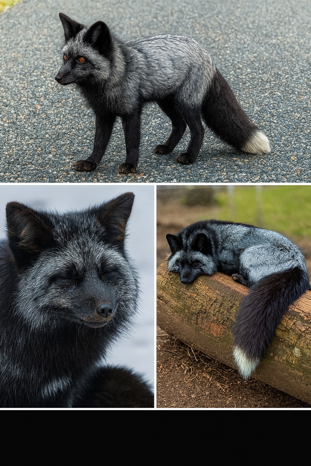 Heart - 🔥 This is a SILVER FOX — The Shimmering Cousin of the Red Fox ...