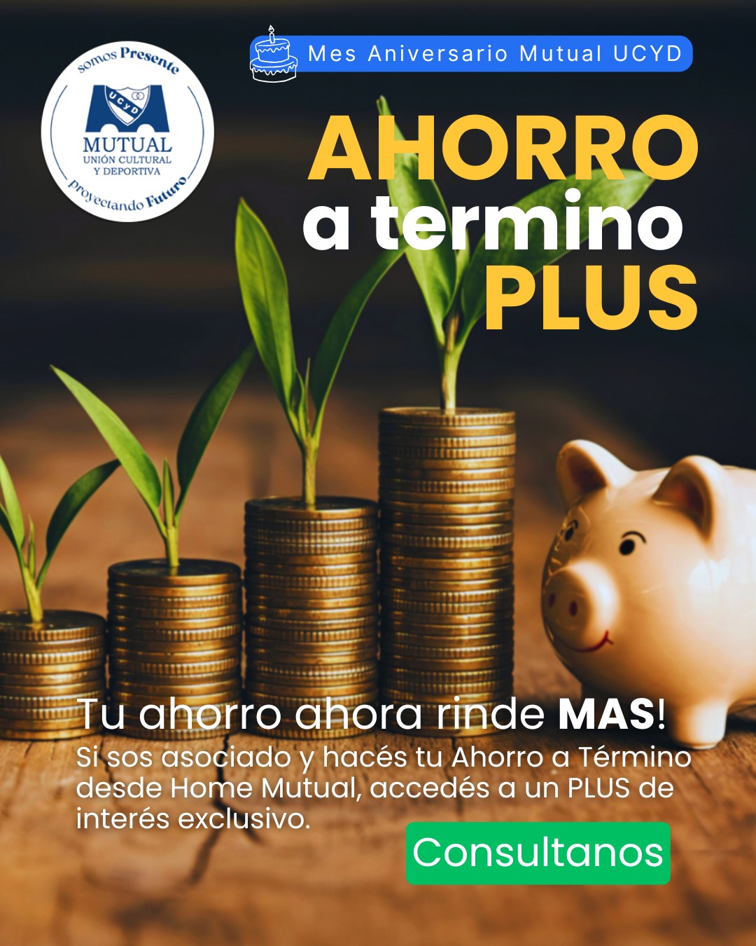 Mutual - Ahorro a término PLUS 💰 Tu ahorro, ahora rinde más. Si sos ...