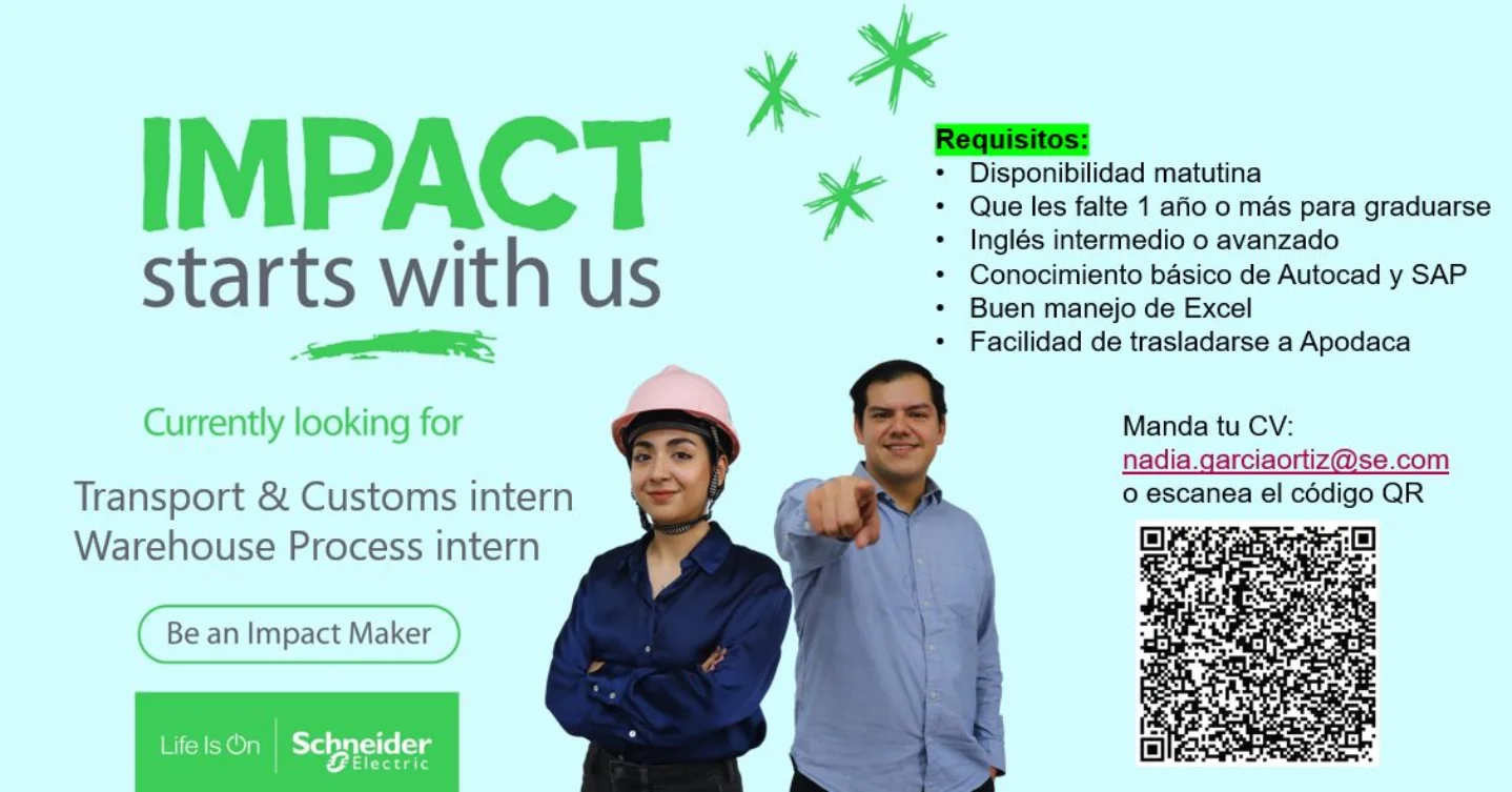 Prácticas - Schneider Electric te invita a crecer profesionalmente! 🙌 ...