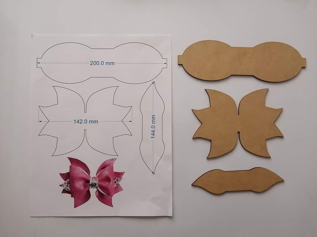 Goga Creaciones - 🎀🎀Moldes para moño en mdf.🎀🎀 Promoción... | Facebook