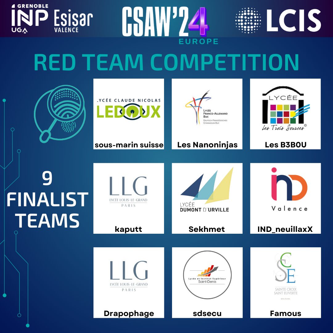 CSAW Europe - 🥇🥈🥉 CSAW'24 Europe: Congratulations to the... | Facebook
