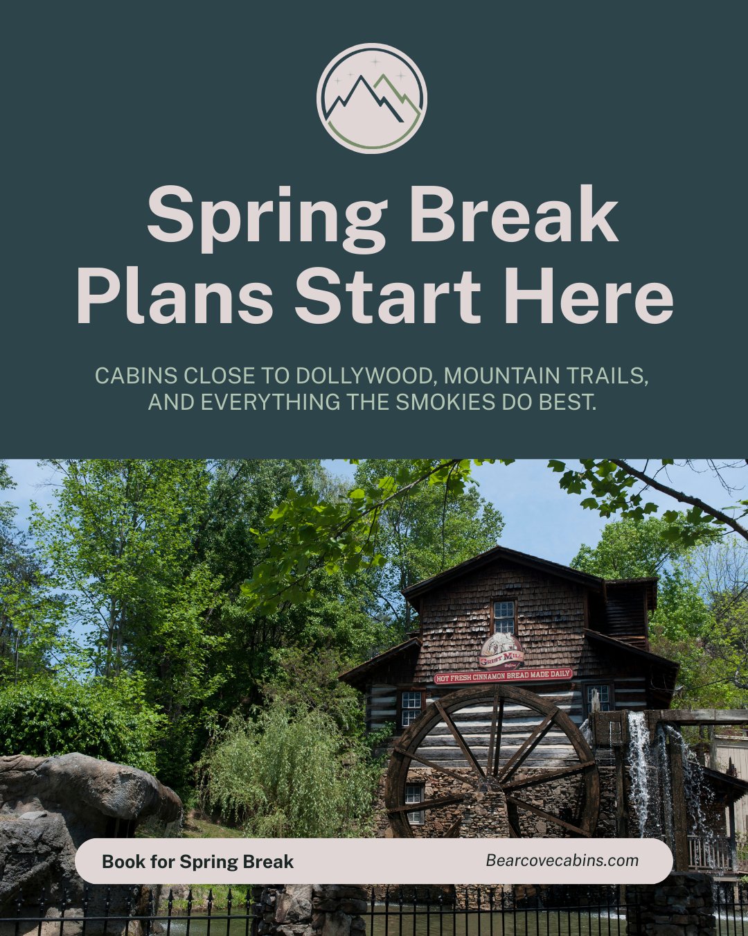 Spring Break is right around the... - Bear Cove Cabins | Facebook