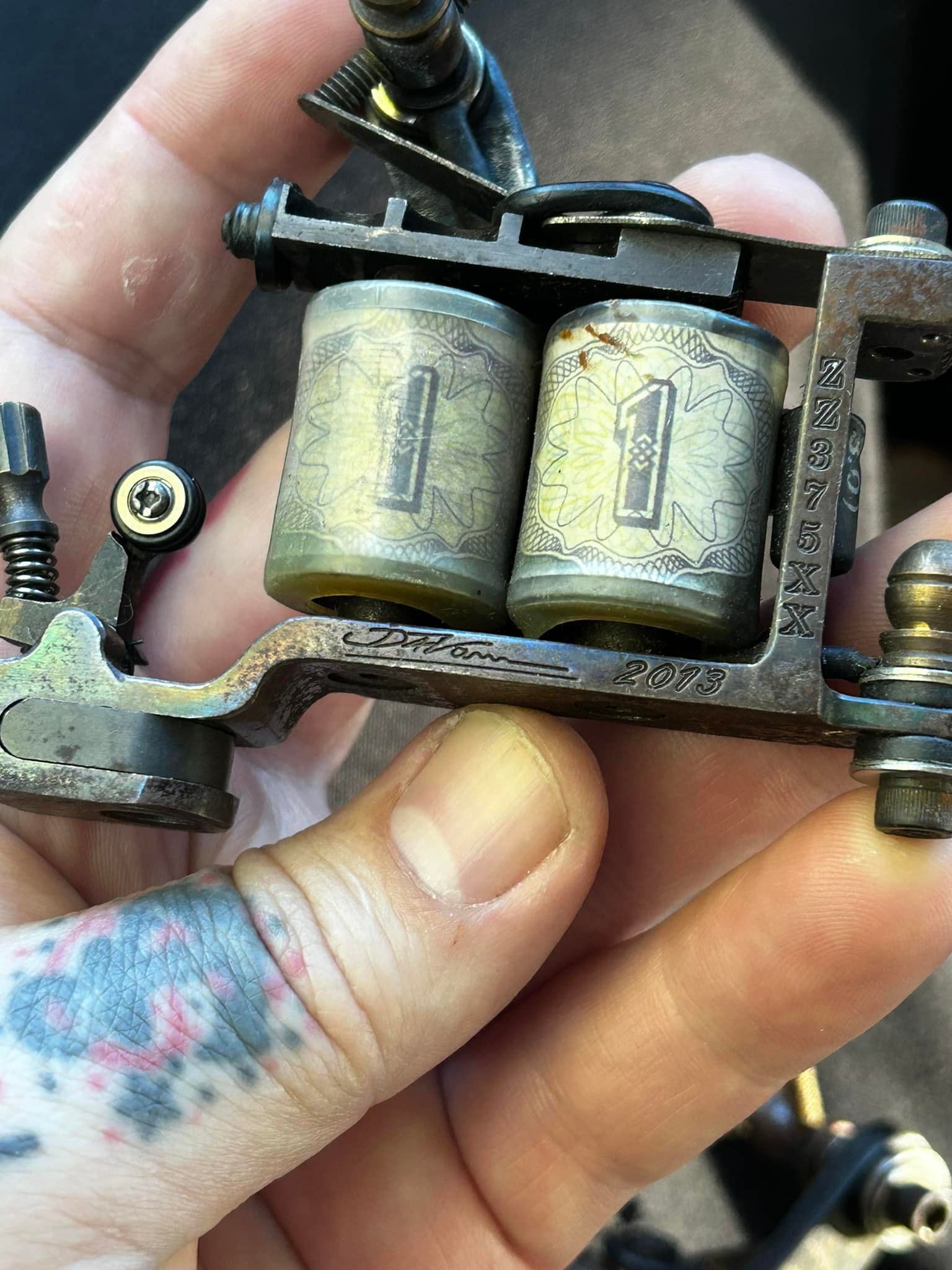Does anyone have information about tattoo machines by Vincent Chang?