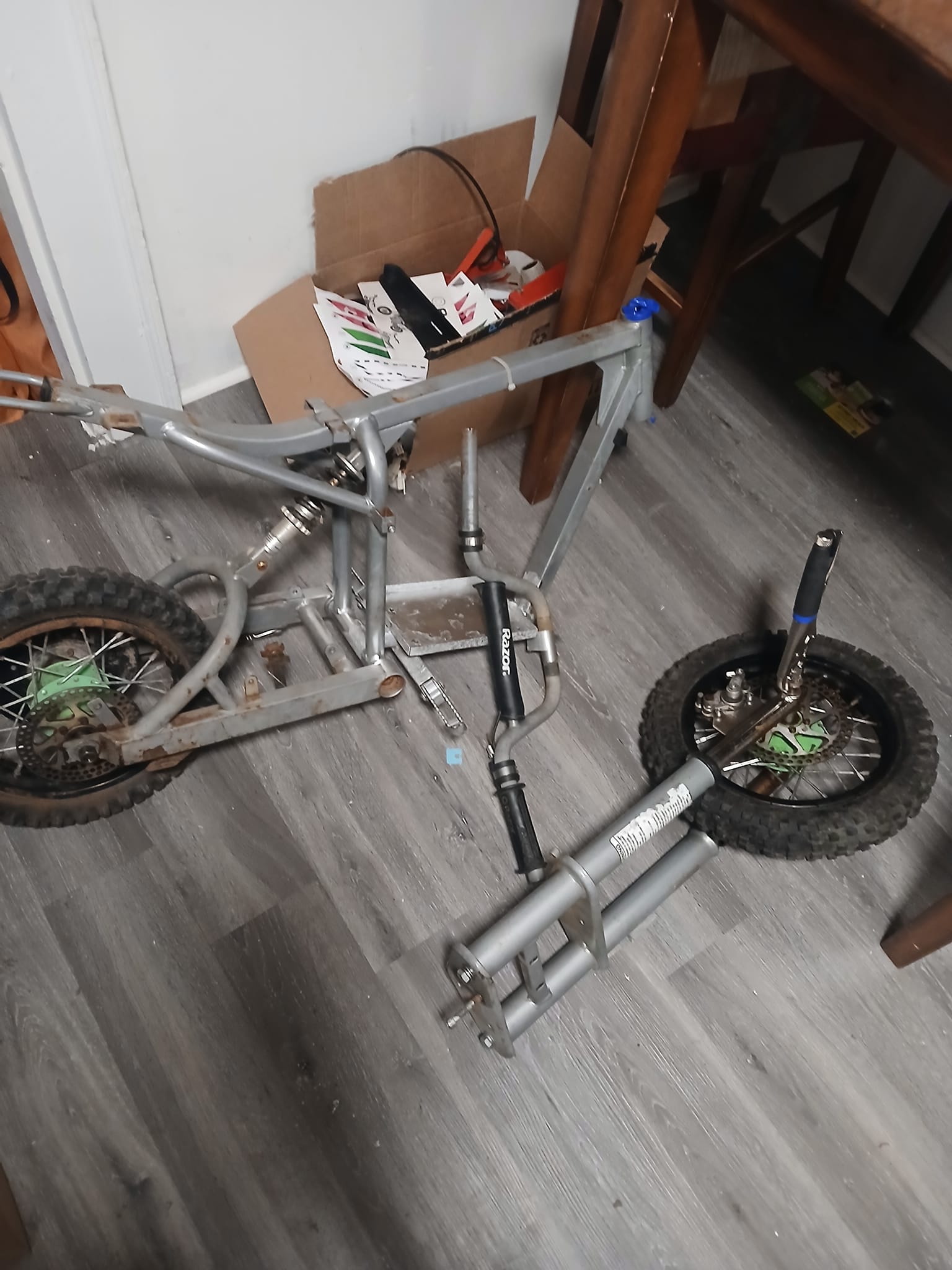 Custom Dirtbike Build with 17/14 Setup