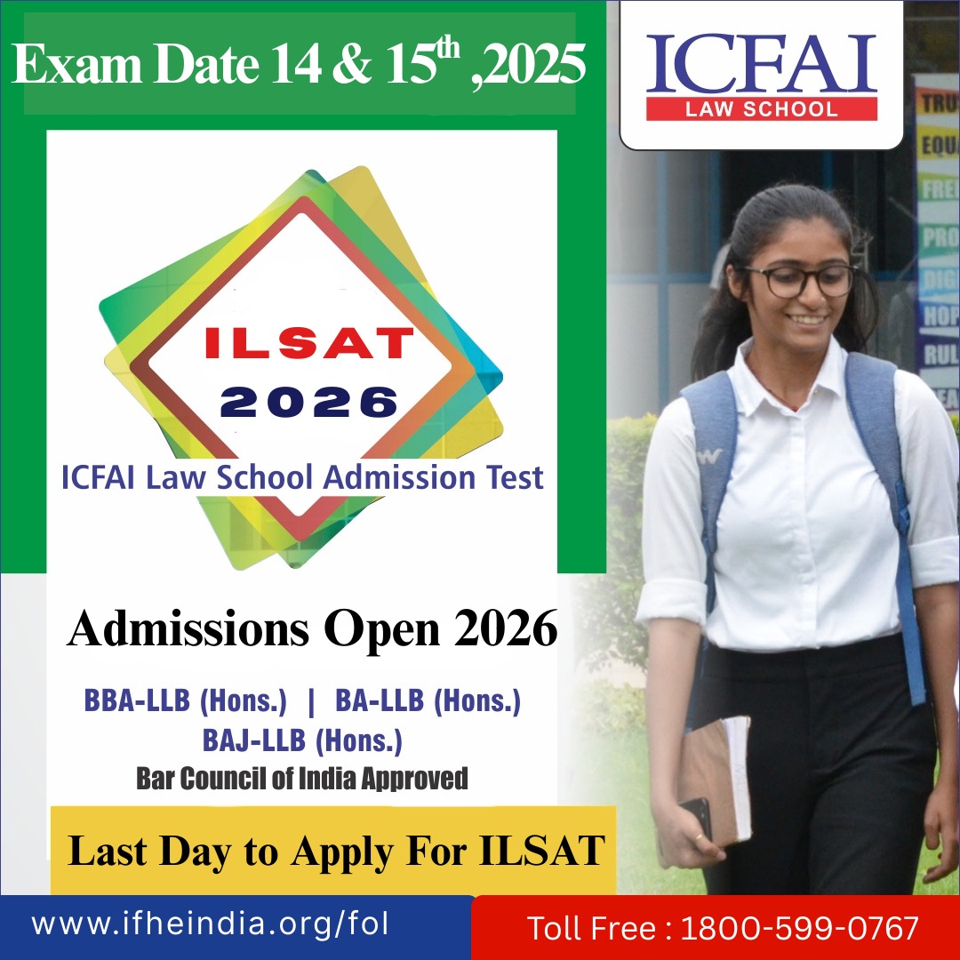 ICFAI - Your law journey begins here. ⚖️ ILSAT 2026 — the official ...