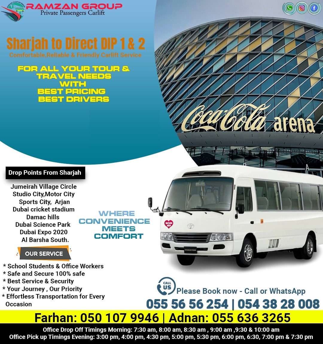 Ramzan Group Of Transport Company Sharjah To DIP | Sharjah