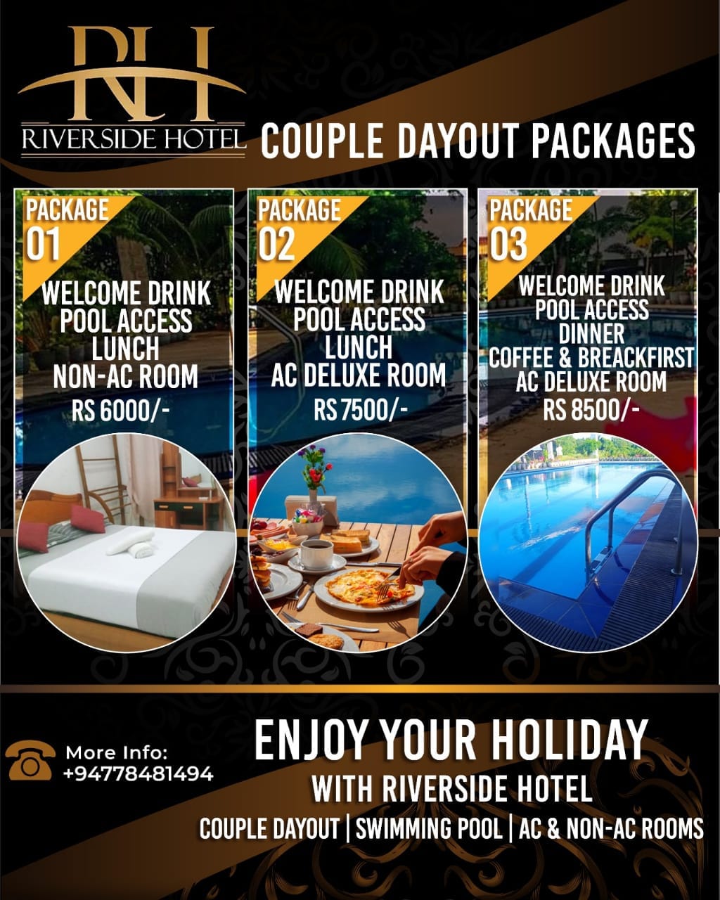 එයත් එක්ක නිදහසේ ඉන්න... - Riverside Hotel Seeduwa Katunayake