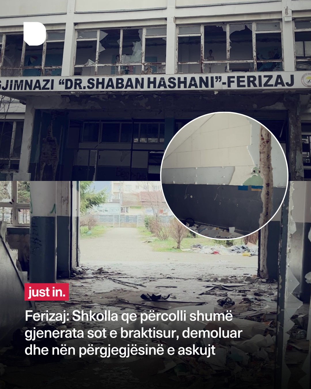Radio - Objekti i shkollës “Gjon Serreçi”, që për vite me radhë shërbeu ...