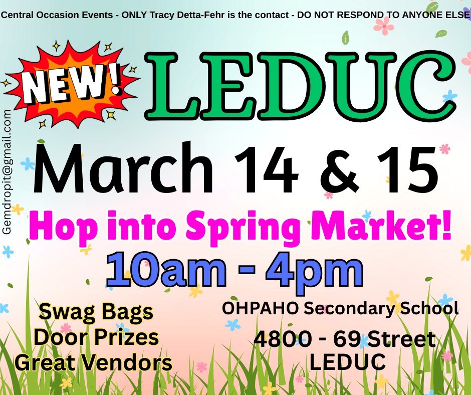 LEDUC HOP INTO SPRING MARKET