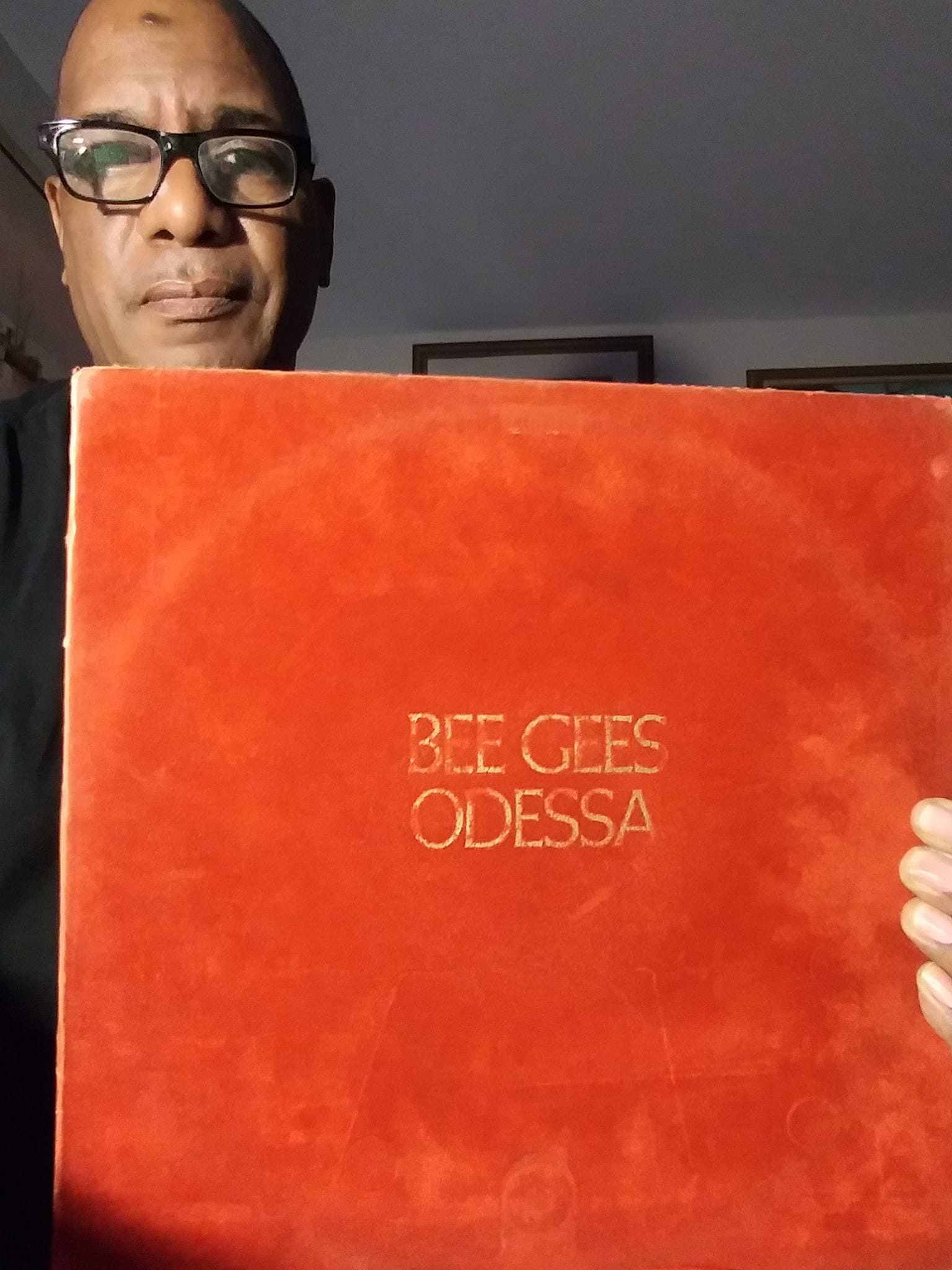 Bee Gees' 1969 Album Odessa with Red Velvet Cover