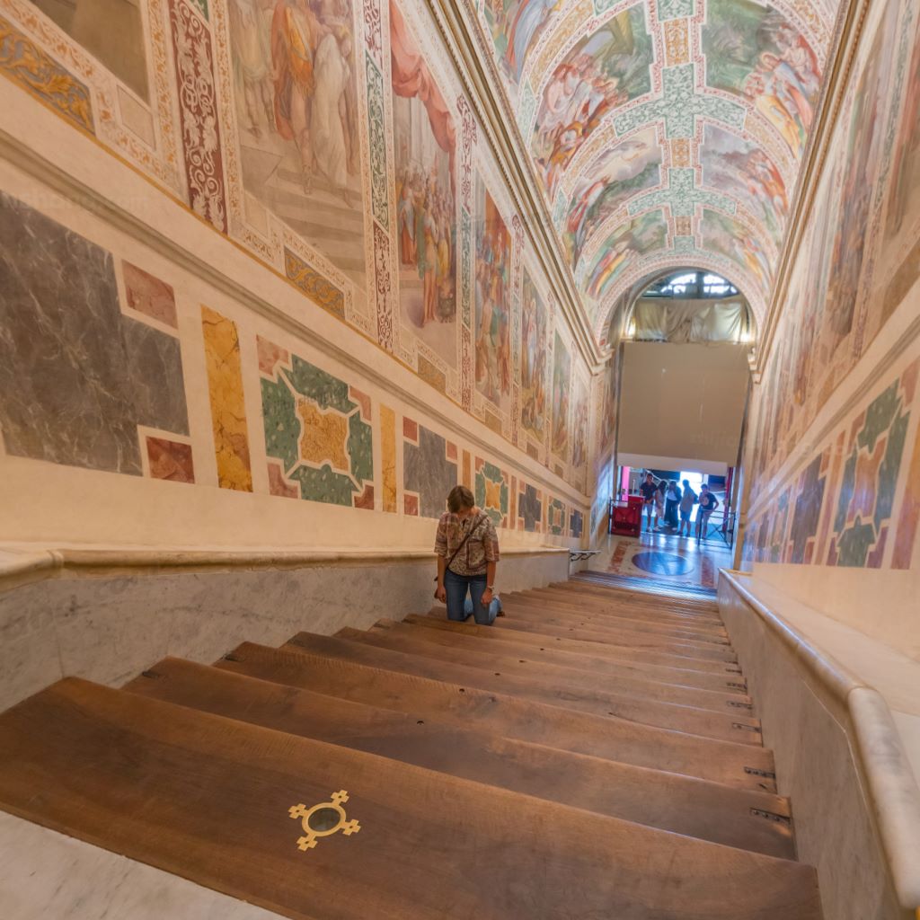World 360 - The Holy Stairs, also known as the Scala... | Facebook