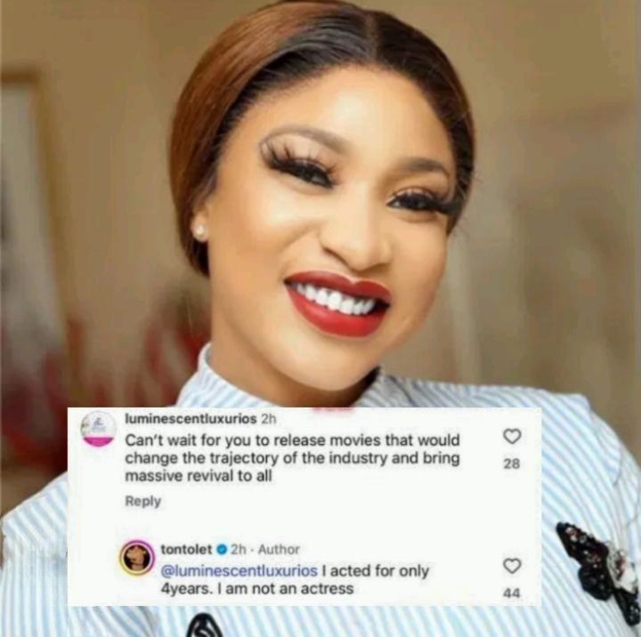 Actress Tonto Dikeh has indeed made a name for herself in the  