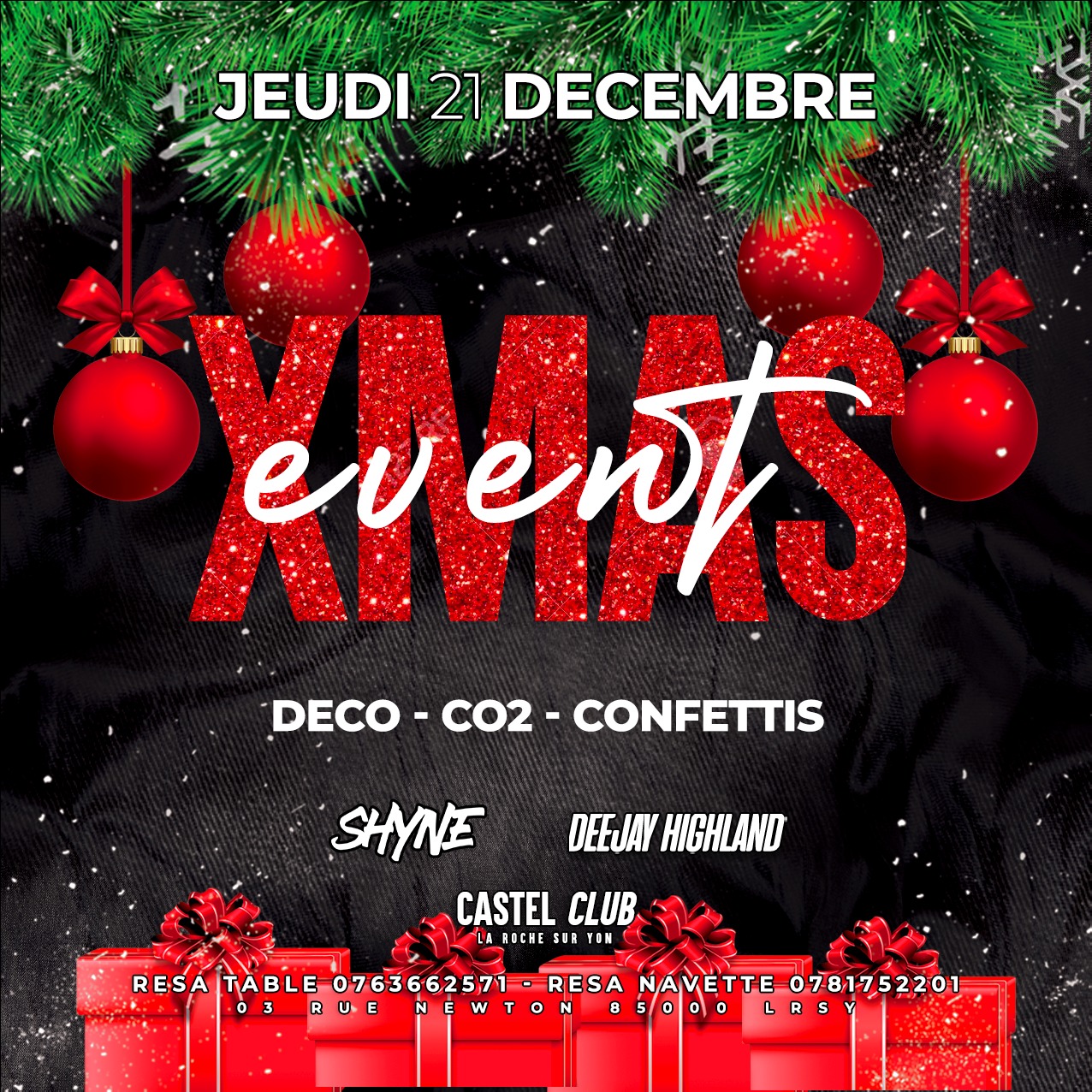 Le Castel - Cette semaine on fête Noël au Castel Club