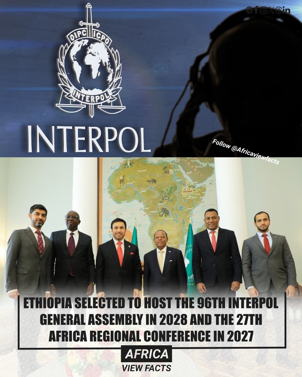 Africa - Ethiopia 🇪🇹 will host the 96th INTERPOL General Assembly in ...