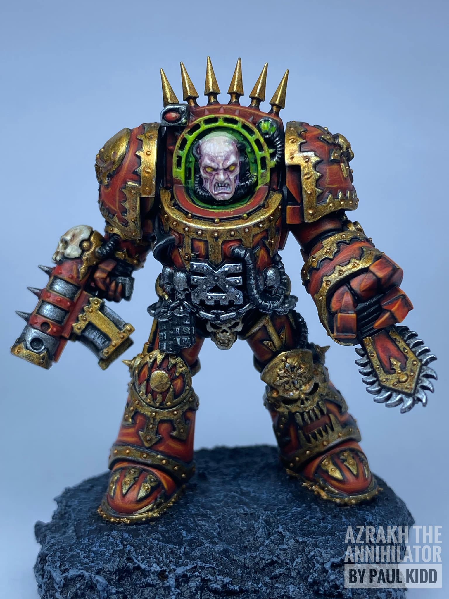 Azrakh the Annihilator commemorative series with data sheet