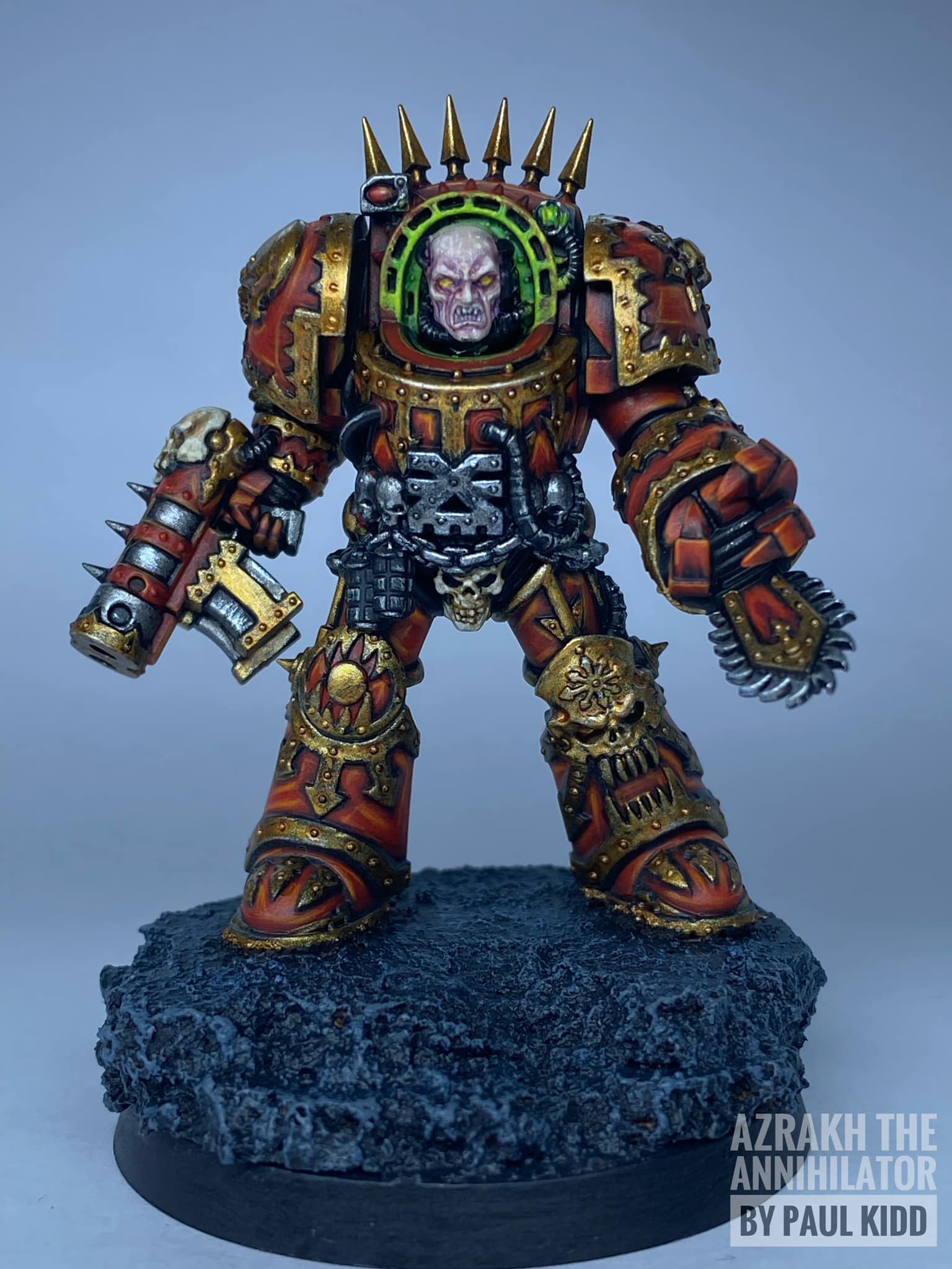Azrakh the Annihilator miniature painting completed