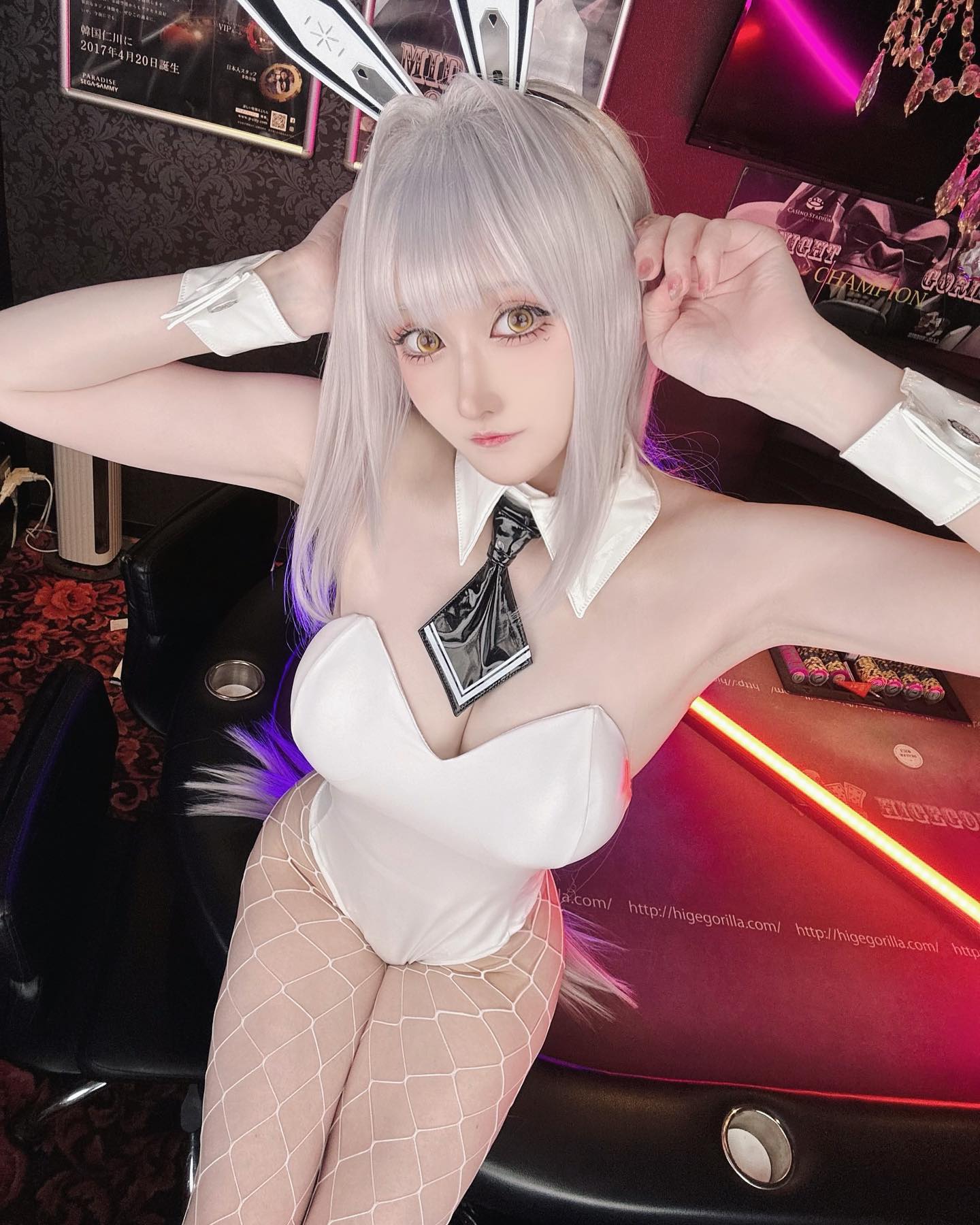 LUCKY BUNNY 🐇🤍𓈒𓏸 勝利の女神:NIKKE ブラン
