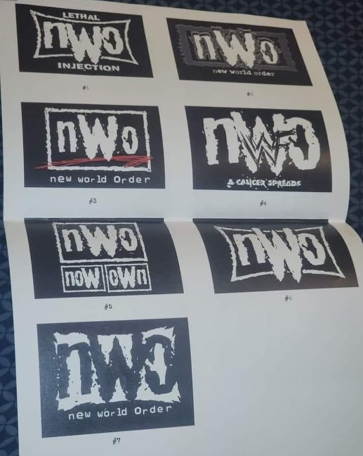 Some unused concept art for the 2002 WWE run of the NWO have found