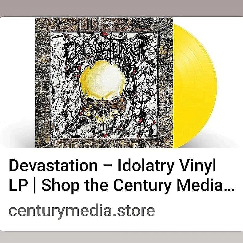 DEVASTATION Idolatry April 23rd 1991 Recorded on August