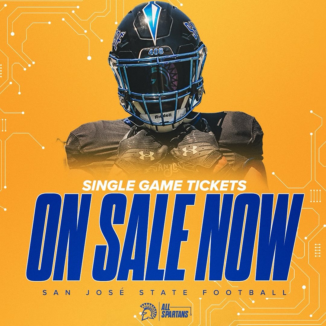408 on san jose football helmet State Spartans Riddell Speed Mini The Speed Mini Helmet is a half For the 408 #ClimbTheMountain |