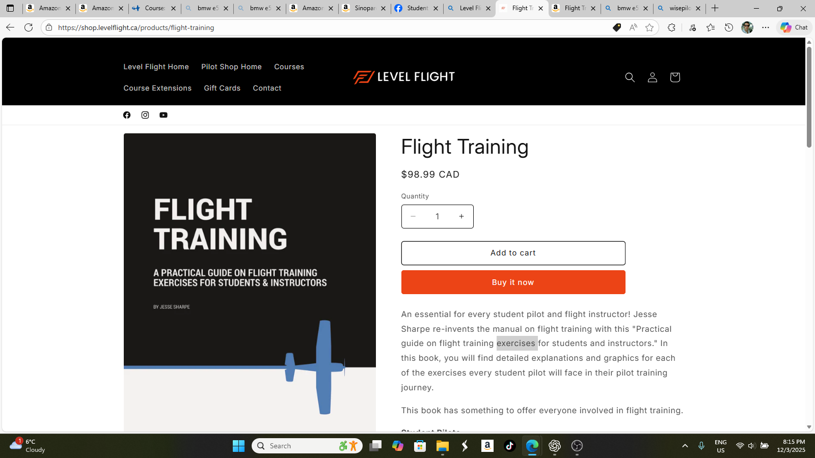 Student Pilots in Canada 🇨🇦 PPL&CPL&MIFR | Is this online air exercises ...