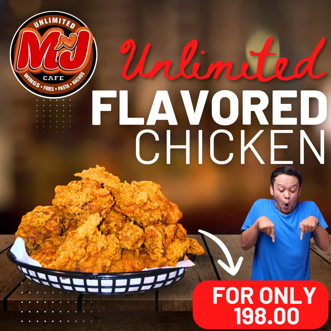 MnJ Cafe - UNLIMITED FLAVORED CHICKEN 198.00 LANG😱 YES ..... | Facebook