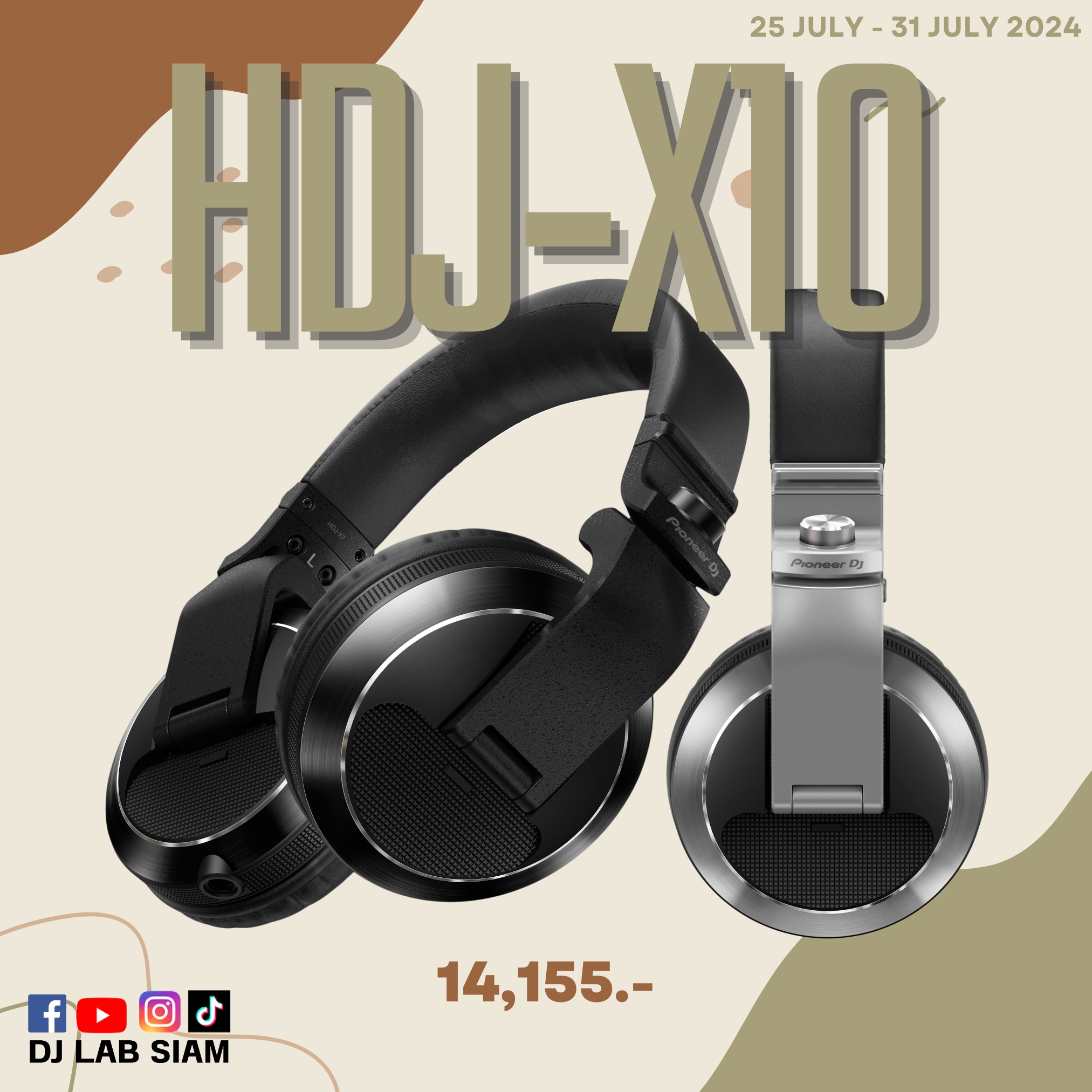 DJ Lab Siam - HDJ-X10 มาพร้อมโปรสุดคุ้ม ลดสูงสุด 10%...