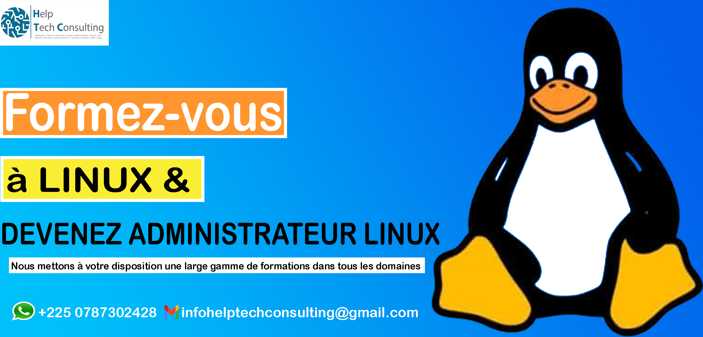 #Devenir_Admin_Linux Hello chers... - Help Tech Consulting