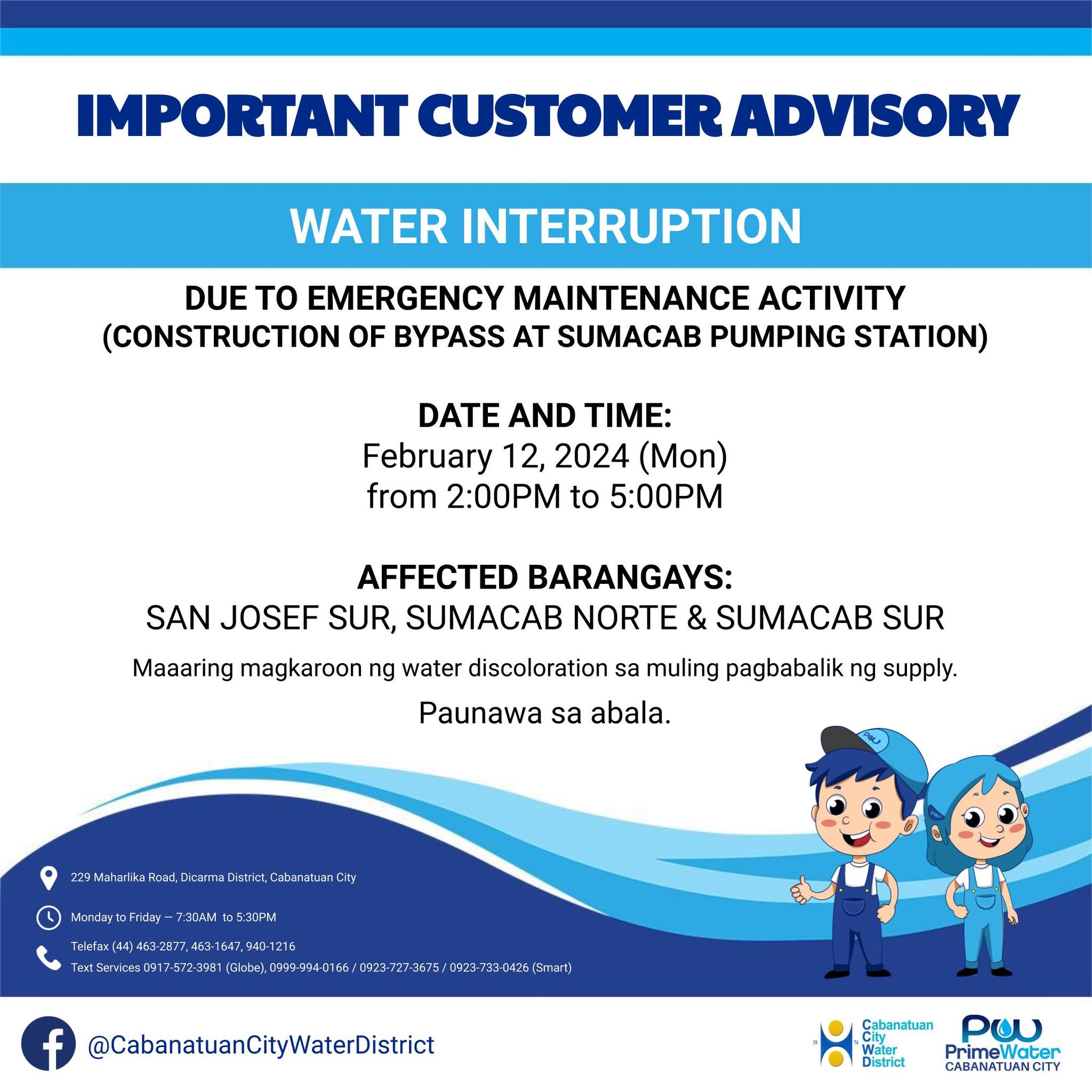 Cabanatuan - Para po sa inyong kaalaman, ang CCWD-PWCC ay magsasagawa ...