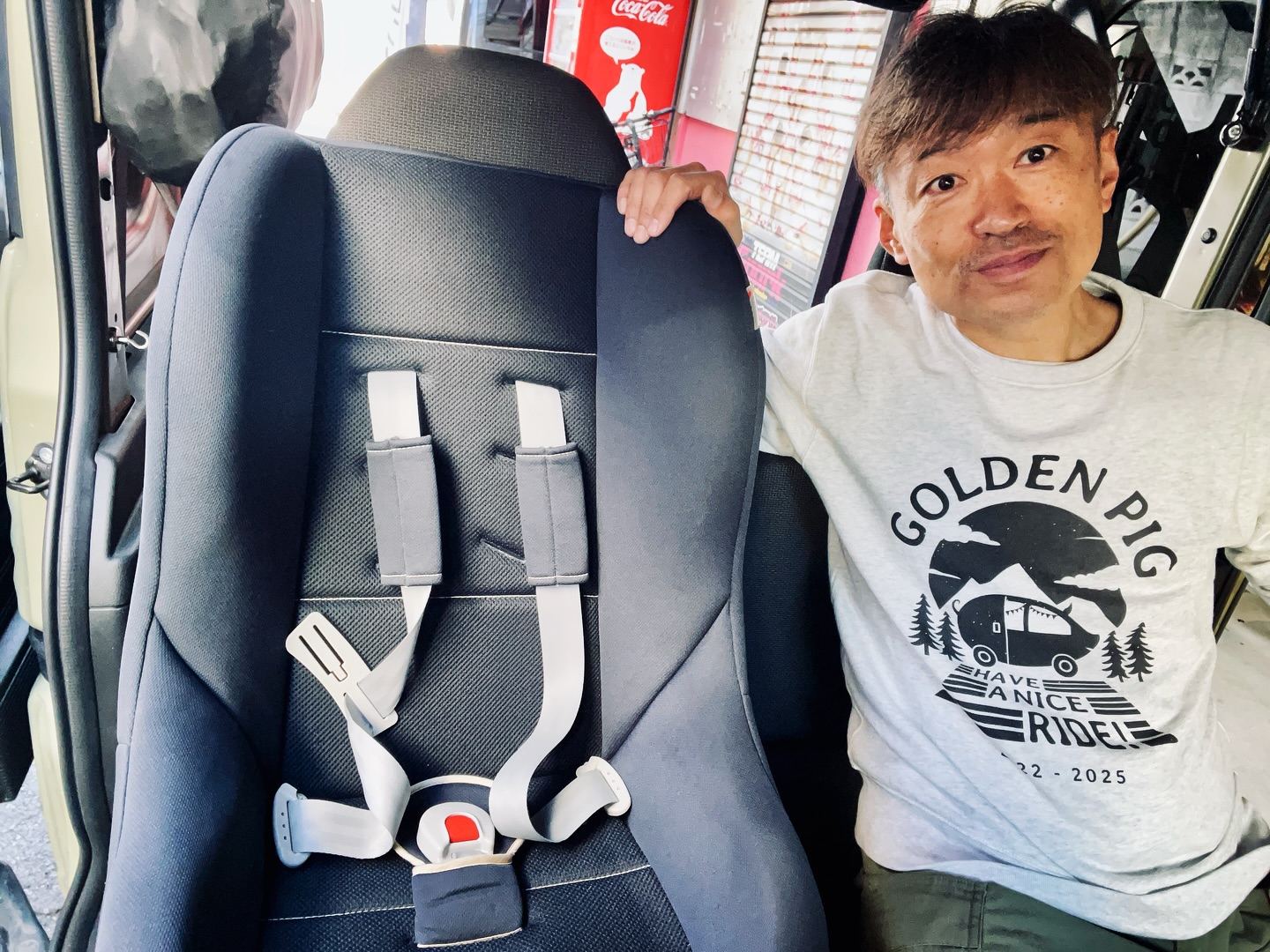車中泊 赤ちゃん チャイルドシート 車中泊 チャイルドシート 邪魔