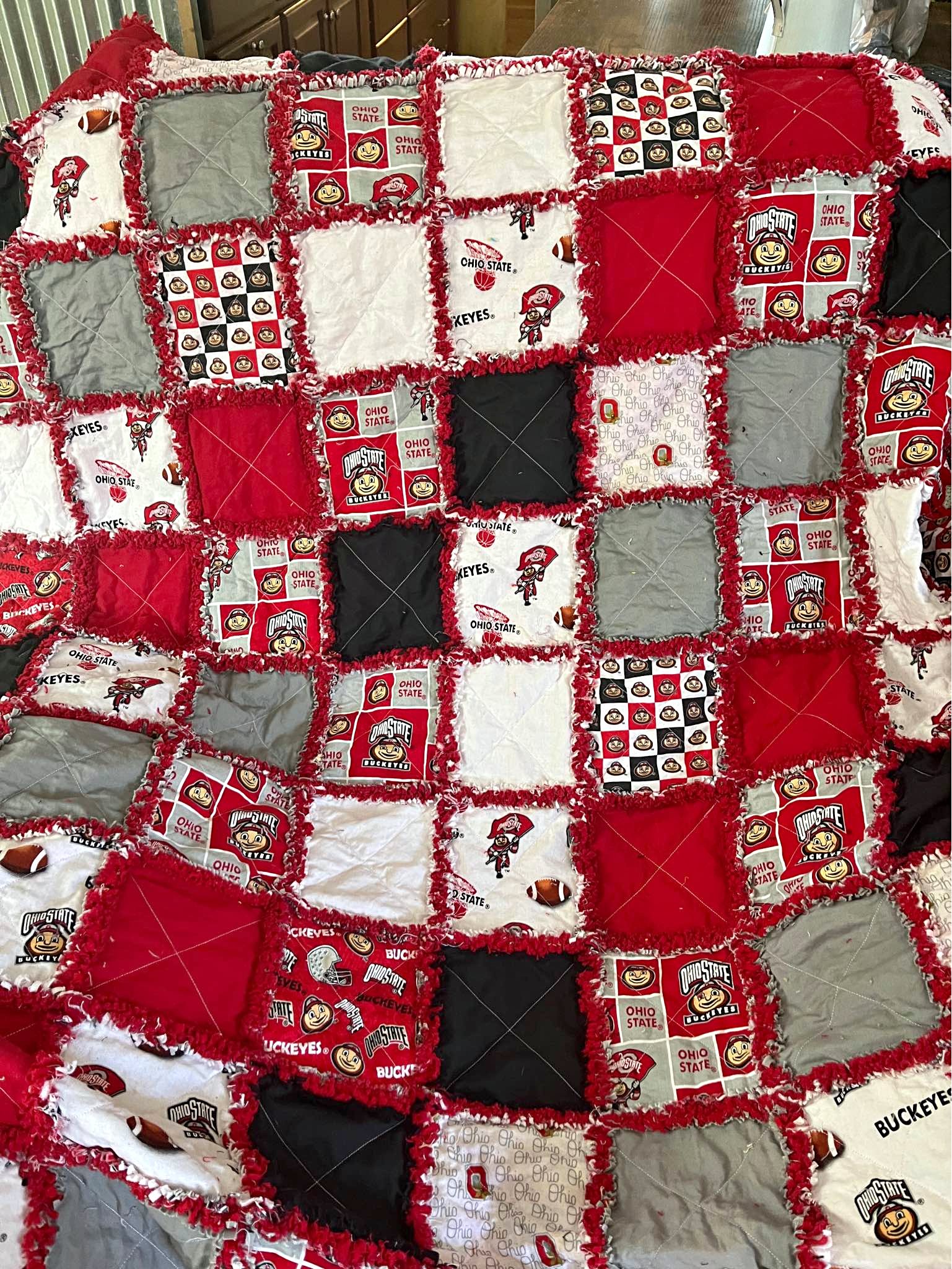 Ohio state rag quilt - Bedspreads, Quilts & Coverlets - Piketon, Ohio ...