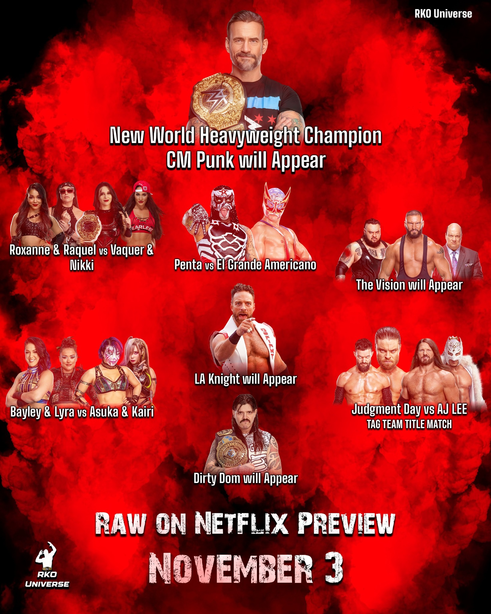 RKO Universe - WWE Raw Preview, Rio Rancho, New Mexico,... | Facebook