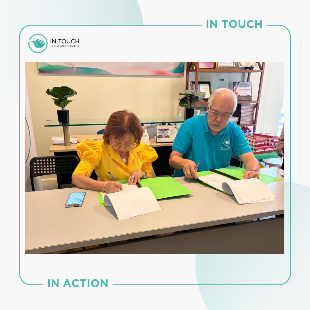 A meaningful step forward... - In Touch Community Services | Facebook